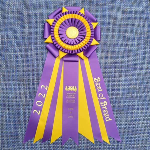 Tapestry - Gonzales Louisiana BISS Show Ribbon