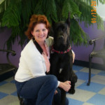 hanging out with Mom at work!